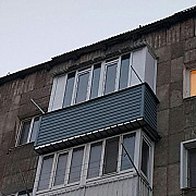 Крыша на балкон с отделкой потолка Karagandy